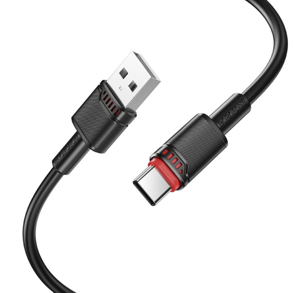 Cavo Dati e Ricarica USB-A - USB-C Borofone BX110 Beneficio, 18W, 1m, Nero