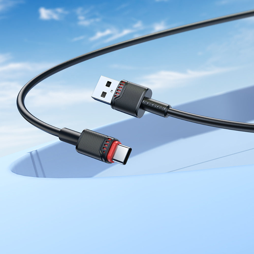 Cavo Dati e Ricarica USB-A - USB-C Borofone BX110 Beneficio, 18W, 1m, Nero