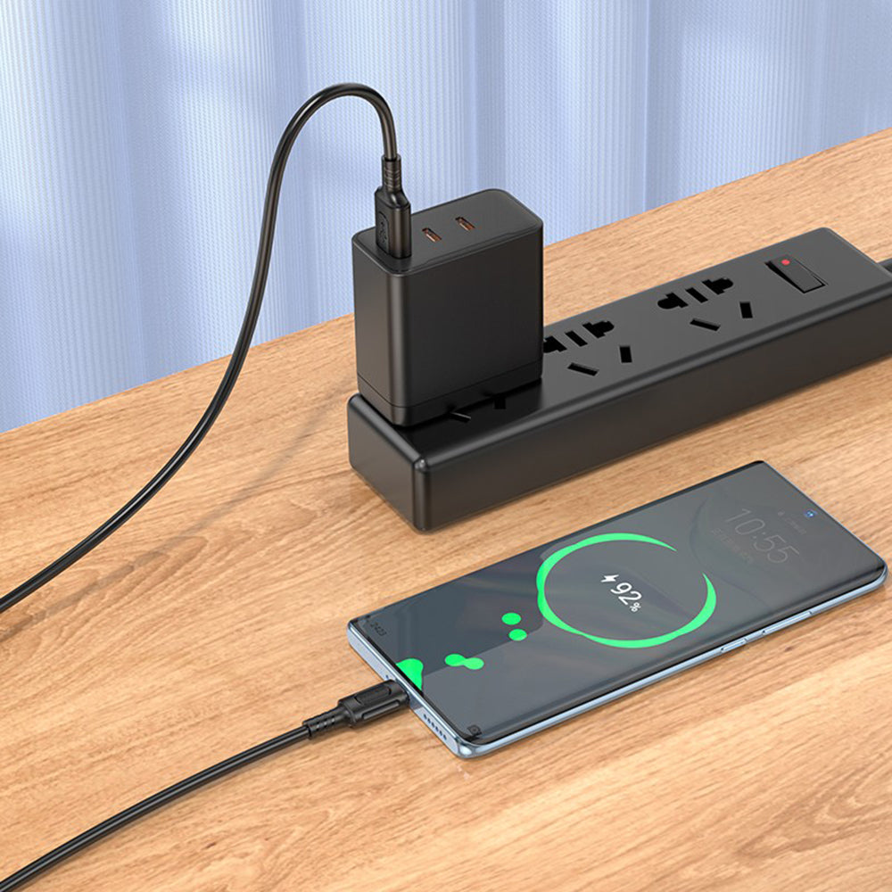 Cavo Dati e Ricarica USB-A - USB-C Borofone BX111 Feliz, 20W, 1m, Nero