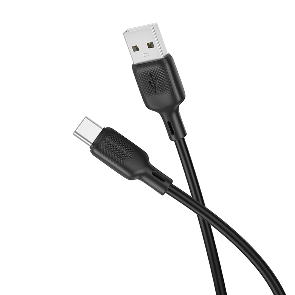 Cavo Dati e Ricarica USB-A - USB-C Borofone BX113 Lenny, 18W, 2m, Nero
