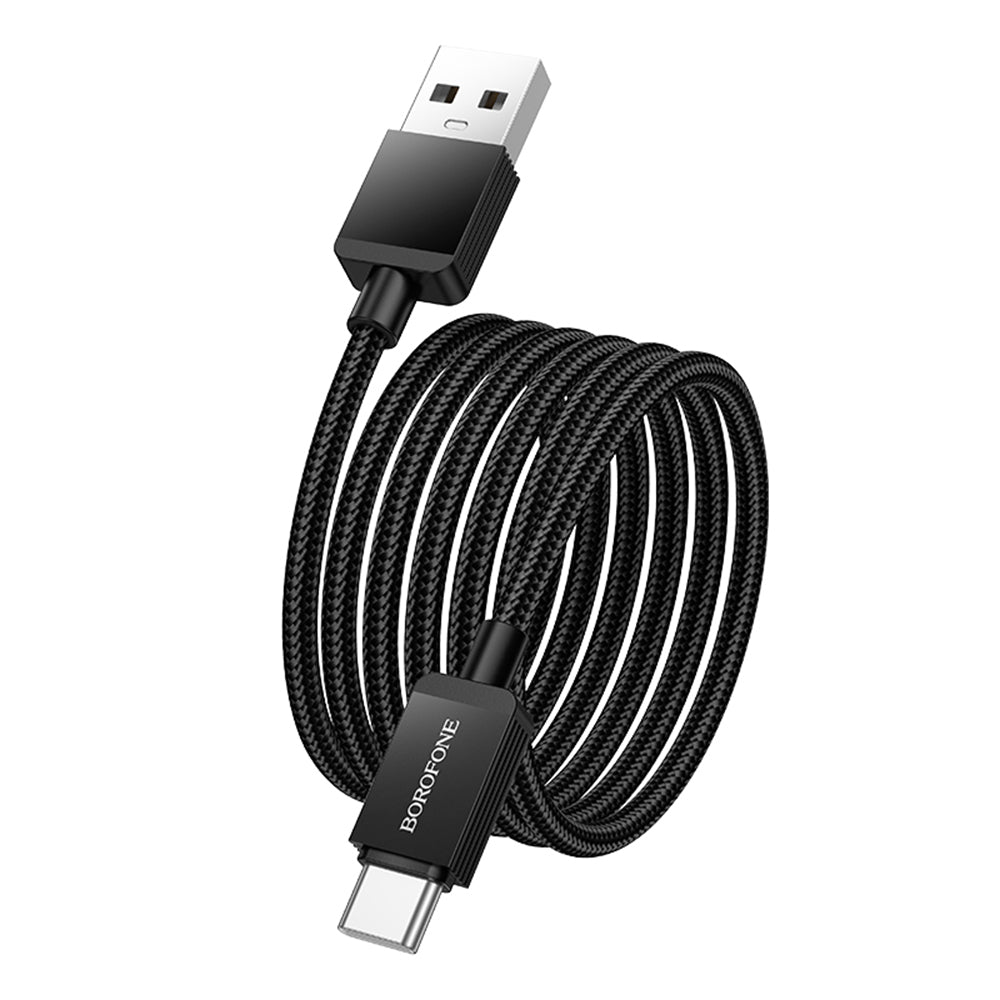Cavo Dati e Ricarica USB-A - USB-C Borofone BX120 Placer, 18W, 1m, Nero