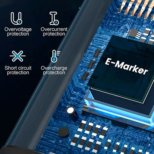 Cavo Dati e Ricarica USB-C - Lightning Lito LD09CL Display, 36W, 1.2m, Nero