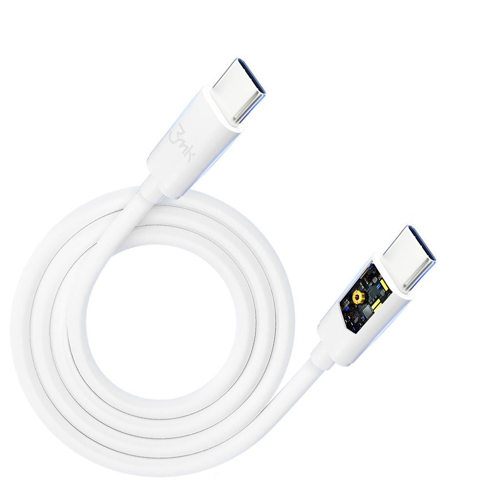 Cavo Dati e Ricarica USB-C - USB-C 3MK Hyper, 100W, 2m, Bianco