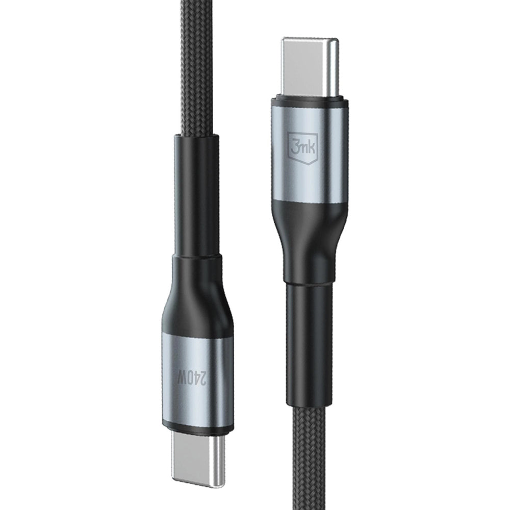 Cavo Dati e Ricarica USB-C - USB-C 3MK Hyper N, 240W, 2m, Nero