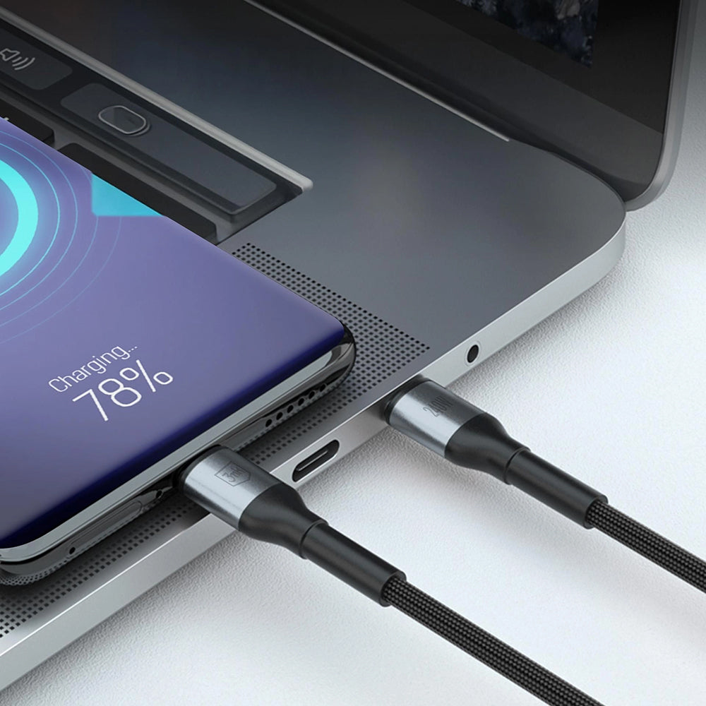 Cavo Dati e Ricarica USB-C - USB-C 3MK Hyper N, 240W, 2m, Nero