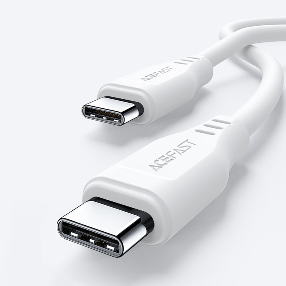 Cavo Dati e Ricarica USB-C - USB-C Acefast C3-03, 60W, 1.2m, Bianco