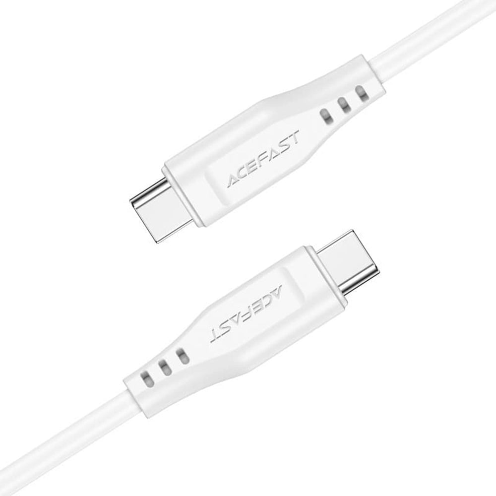 Cavo Dati e Ricarica USB-C - USB-C Acefast C3-03, 60W, 1.2m, Bianco