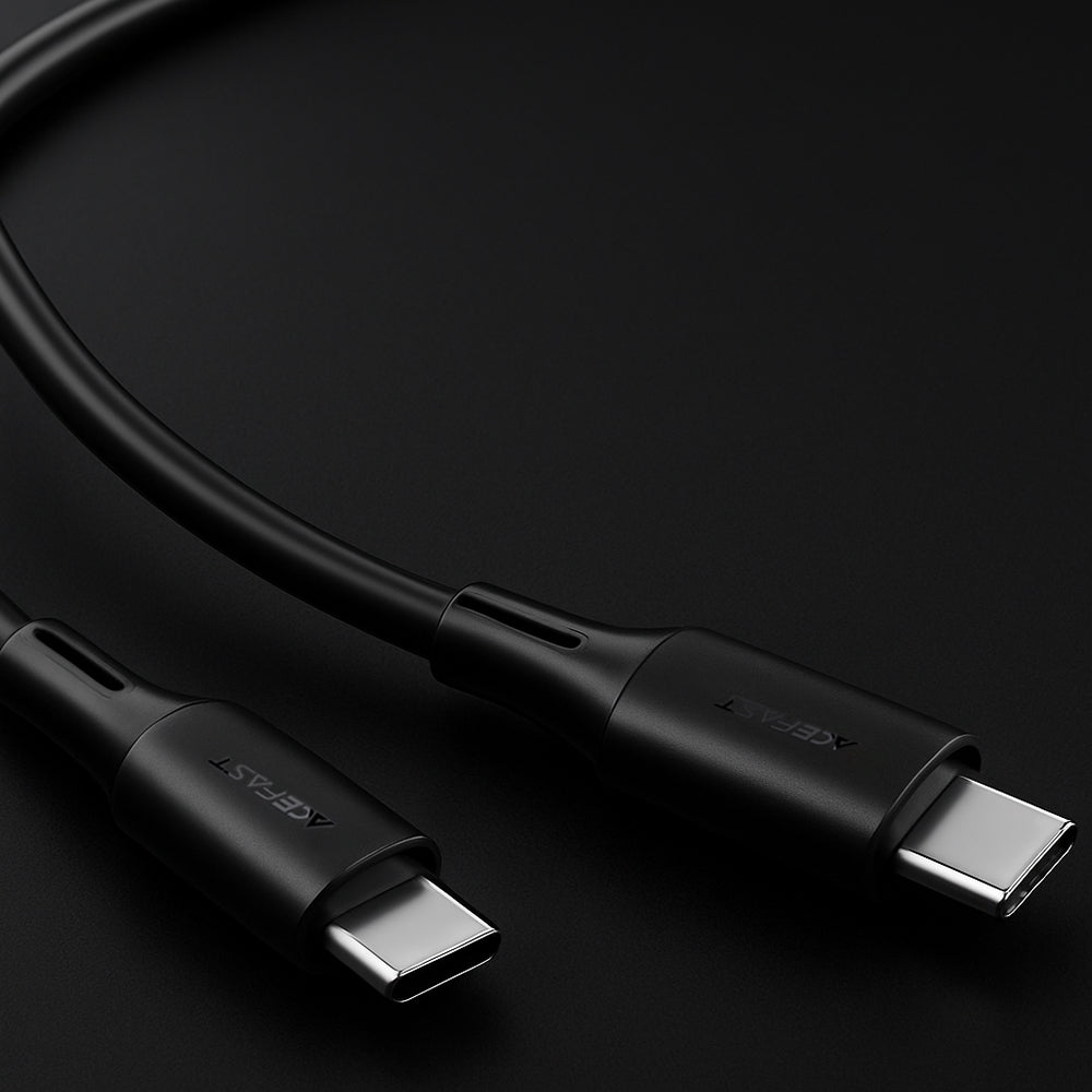 Cavo Dati e Ricarica USB-C - USB-C Acefast C17-03, 60W, 1.2m, Nero