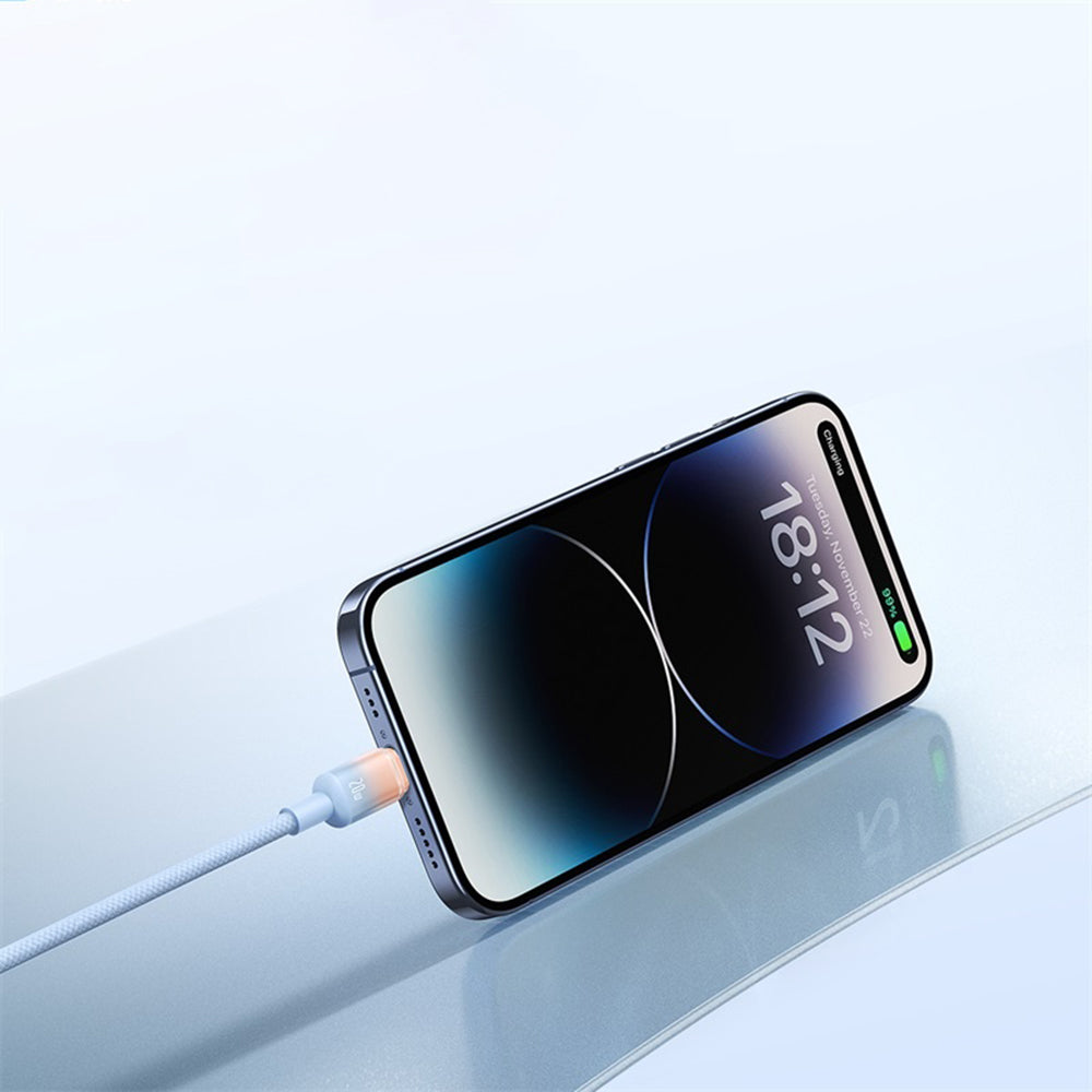 Cavo Dati e Ricarica USB-C - USB-C Baseus Discolor, 100W, 1m, Blu Verde E0420702