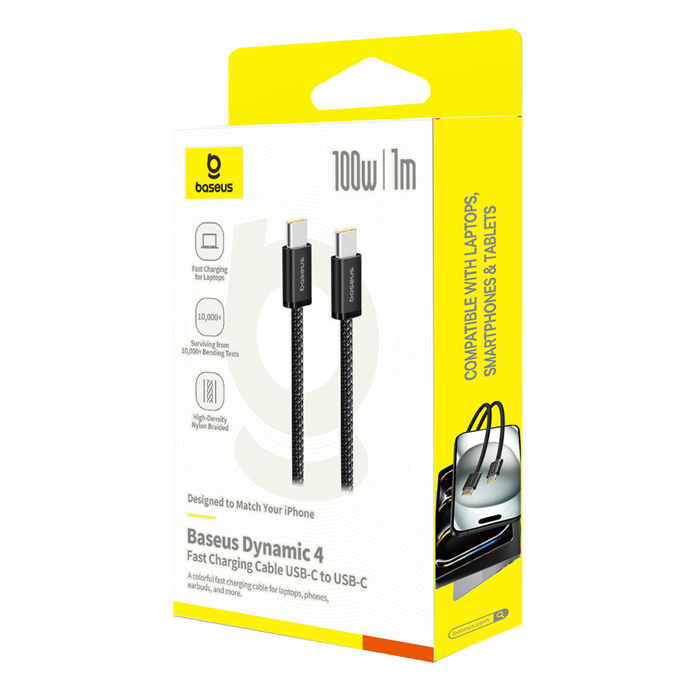 Cavo Dati e Ricarica USB-C - USB-C Baseus Dynamic 4, 100W, 1m, Nero P10381400111-00