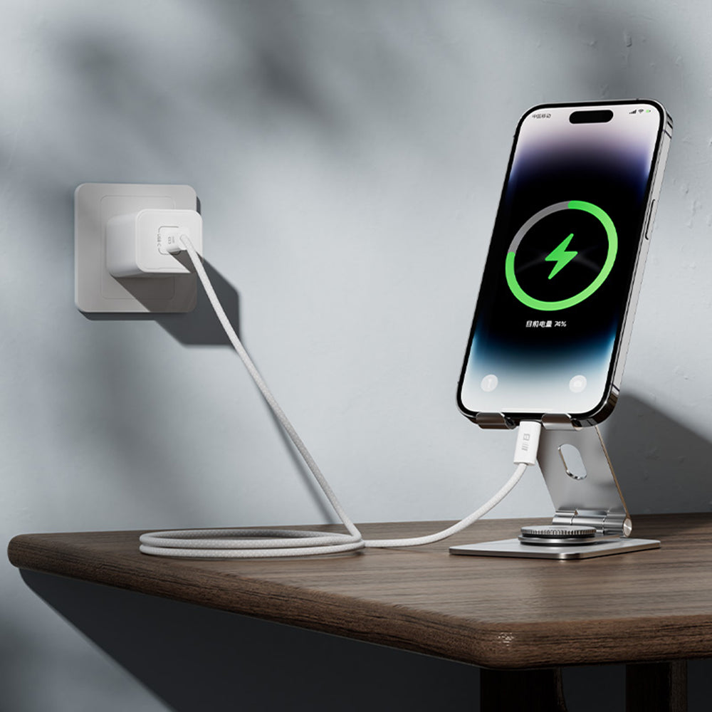 Cavo Dati e Ricarica USB-C - USB-C Blueo, 100W, 1.2m, Bianco