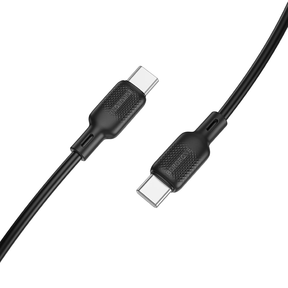 Cavo Dati e Ricarica USB-C - USB-C Borofone BX113 Lenny, 60W, 2m, Nero