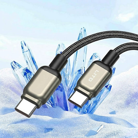 Cavo Dati e Ricarica USB-C - USB-C Lito LD17, 100W, 1m, Nero