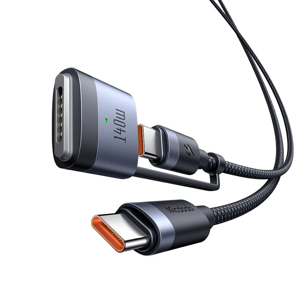 Cavo di Ricarica McDodo CA-0140, USB-C - USB-C / MagSafe 3, 240W, 2m, Nero