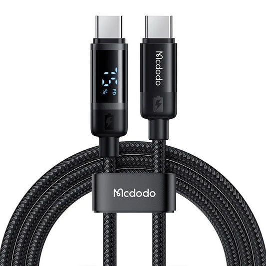 Cavo Dati e Ricarica USB-C - USB-C McDodo CA-5780 Bat Display, 60W, 1.2m, Nero