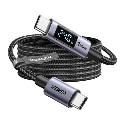 Cavo Dati e Ricarica USB-C - USB-C UGREEN 65867 Display, 240W, 2m, Grigio