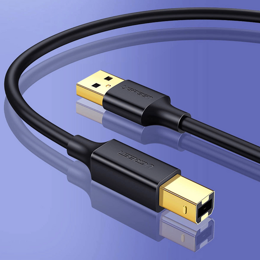 Cavo Stampante UGREEN US135, USB-A - USB-B, 5m, Nero
