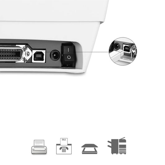 Cavo per stampante UGREEN US241, USB-C - USB-B, 1,5 m, bianco