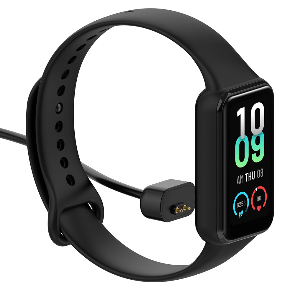 Techsuit THA5 Charging Cable for Amazfit Band 7, USB-A, Black