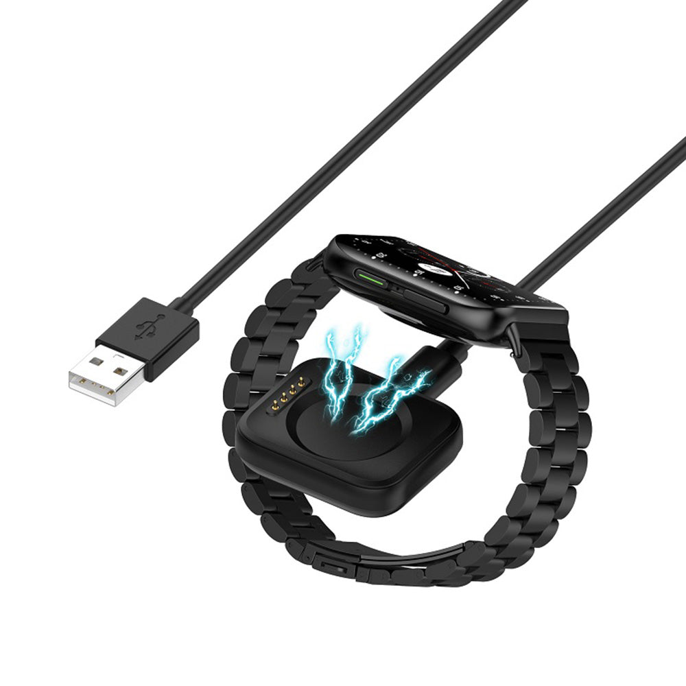 Cavo di Ricarica Techsuit TXC8 per Oppo Watch / OnePlus Watch Series, USB-A, Nero