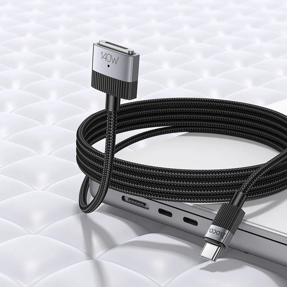Cavo di Ricarica HOCO U141, USB-C - MagSafe 3, 140W, 1.8m, Nero