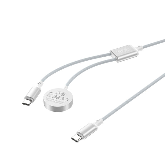 Caricabatterie Wireless XO Design CX030 per Apple Watch Series, USB-C, Bianco