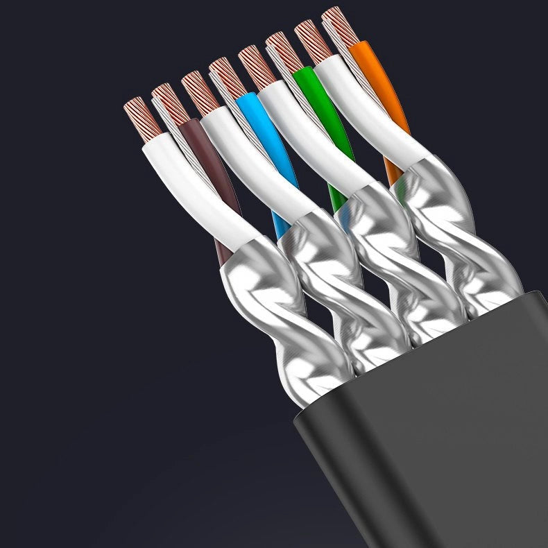 Cavo di rete UGREEN NW106 piatto, UTP, Cat7, 3m, nero