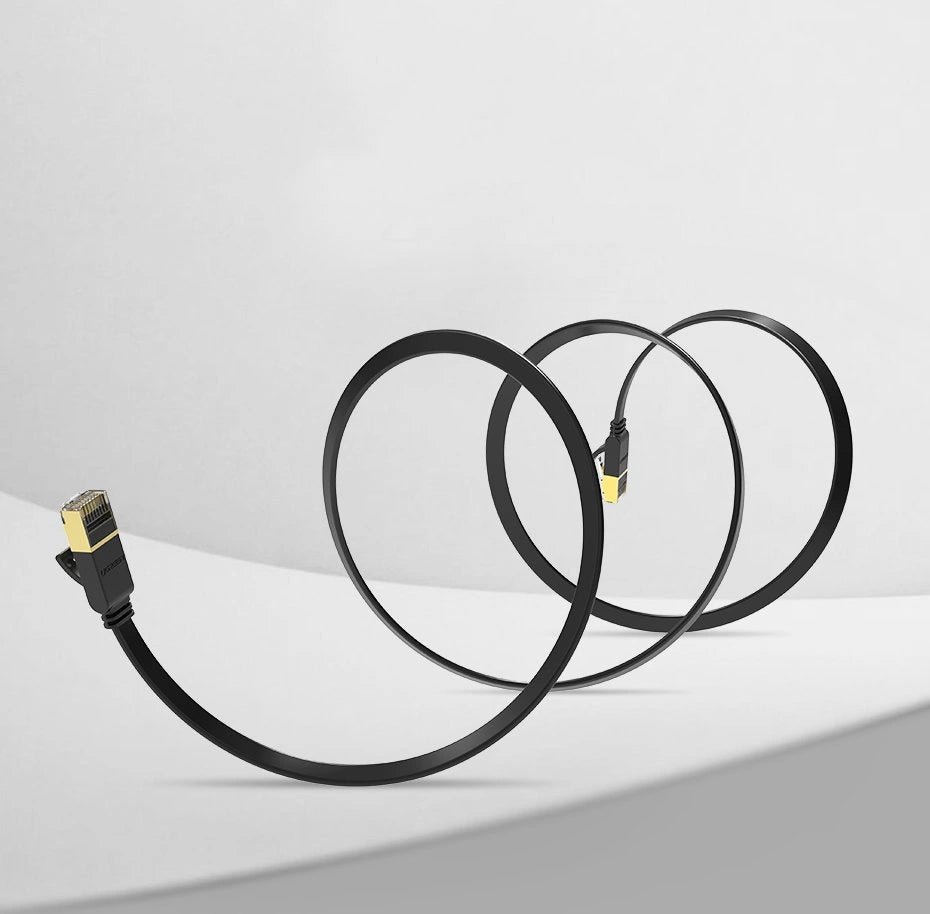 Cavo di rete UGREEN NW106 piatto, UTP, Cat7, 3m, nero