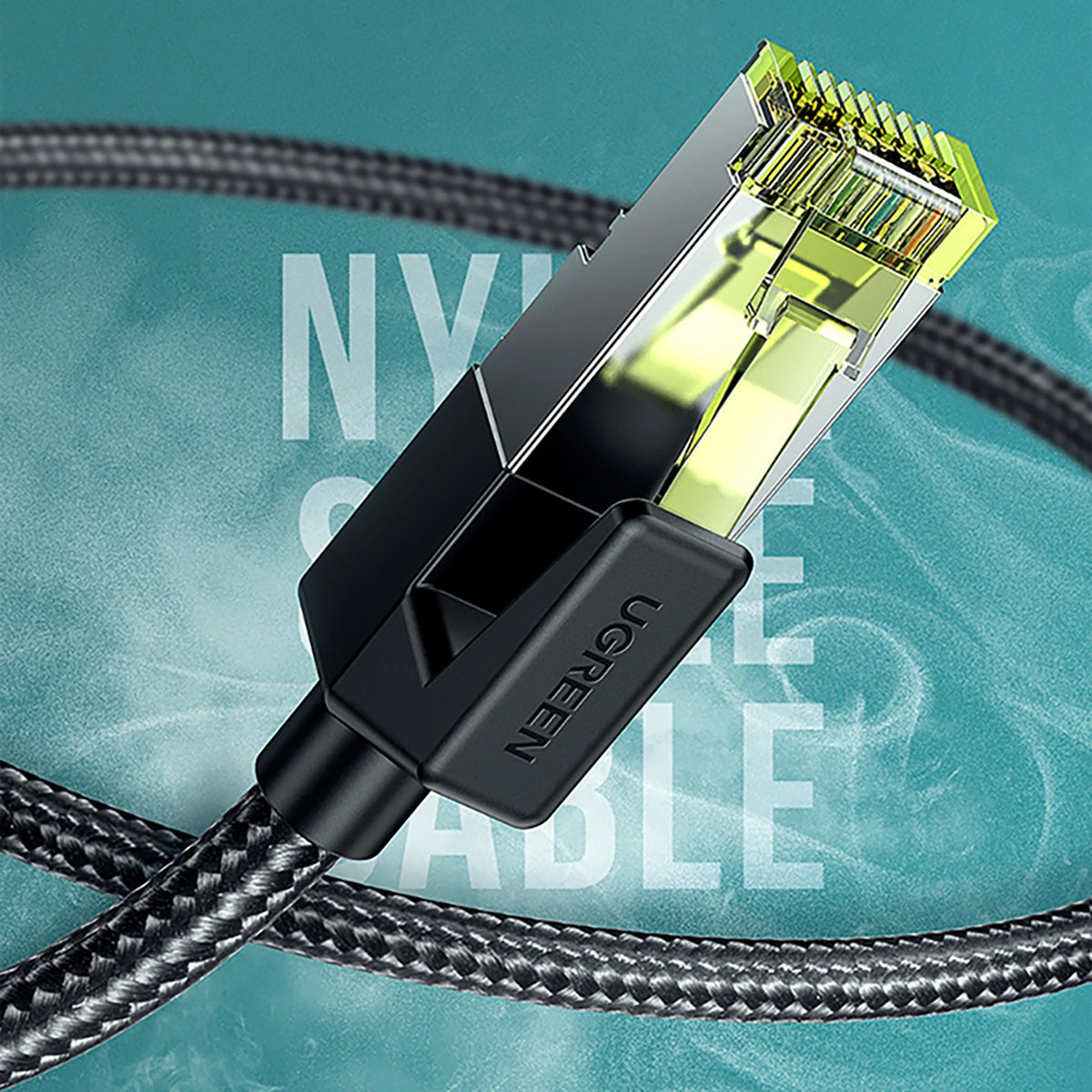 Cavo di rete UGREEN NW150, UTP, Cat7, 2 m, nero