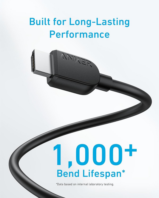 Cavo Video Anker, HDMI - HDMI, 8K, 1.8m, Nero A8742011