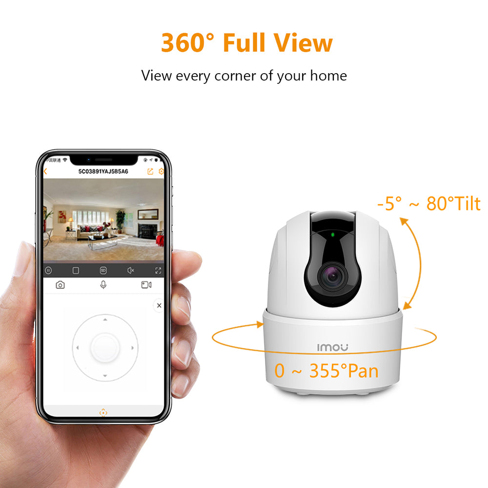Telecamera di Sorveglianza Imou Ranger 2C, Wi-Fi, 3K, Interno, Bianca IPC-K2ECP-5H2W