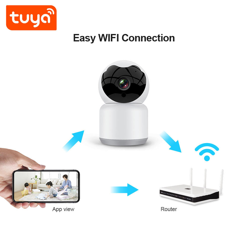 Telecamera di Sorveglianza Techsuit Q15A Baby, Wi-Fi, 1080P, Interno