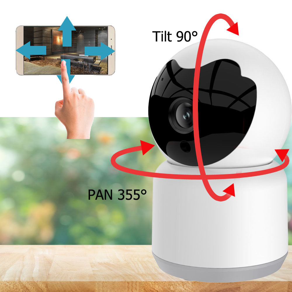 Telecamera di Sorveglianza Techsuit Q15A Baby, Wi-Fi, 1080P, Interno