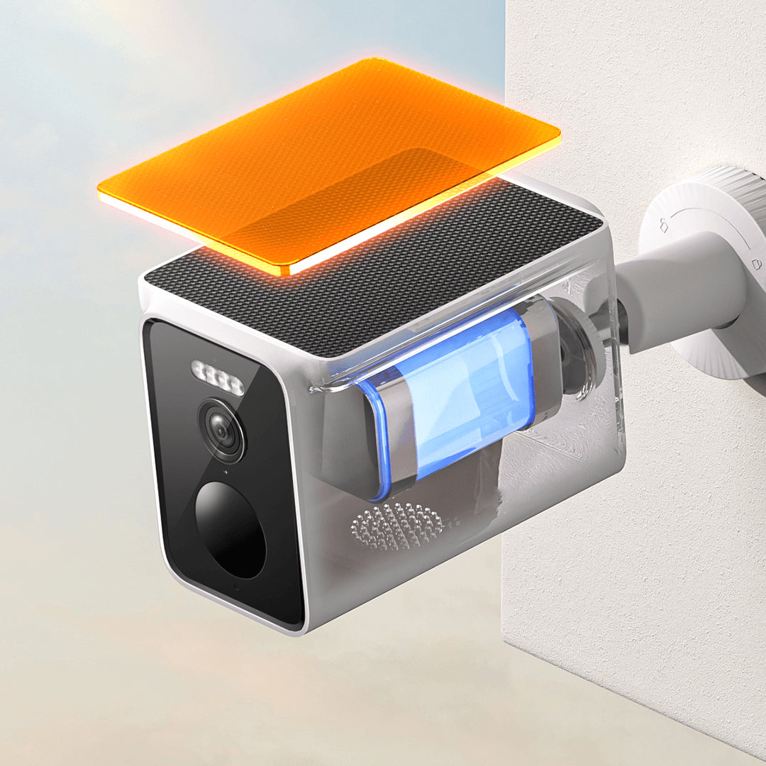 Set Telecamera di Sorveglianza Xiaomi BW400 Pro, Wi-Fi, 2.5K, Pannello Solare, Esterno BHR77447GL