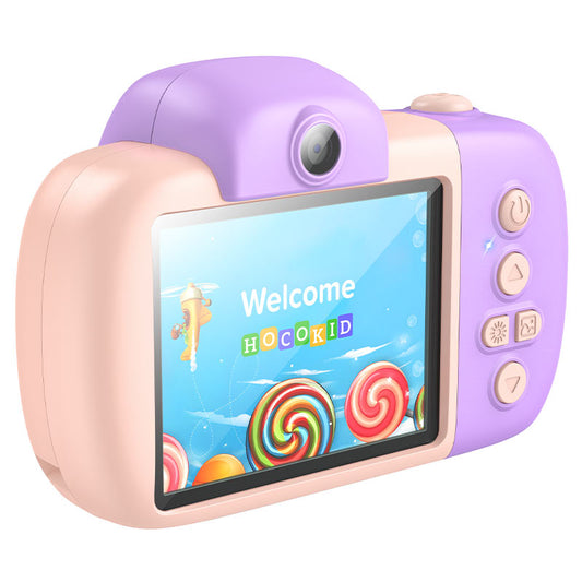 Fotocamera Digitale HOCO DV201 Kids, 1080P, 2MP, Rosa