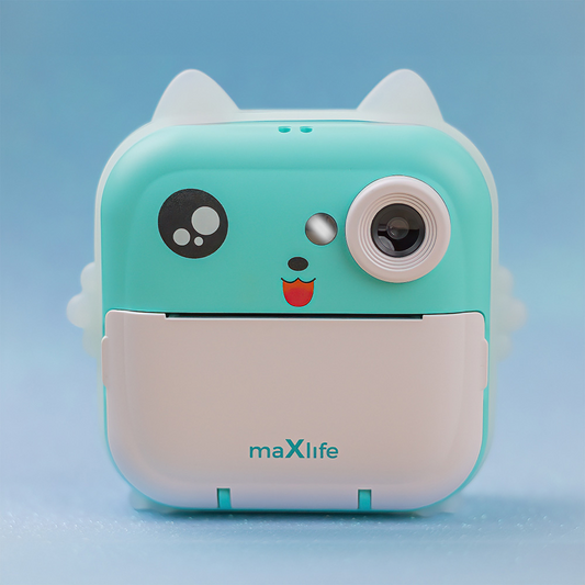 Fotocamera Digitale con funzione di stampa MaXlife MXPC-100 Kids, Blu