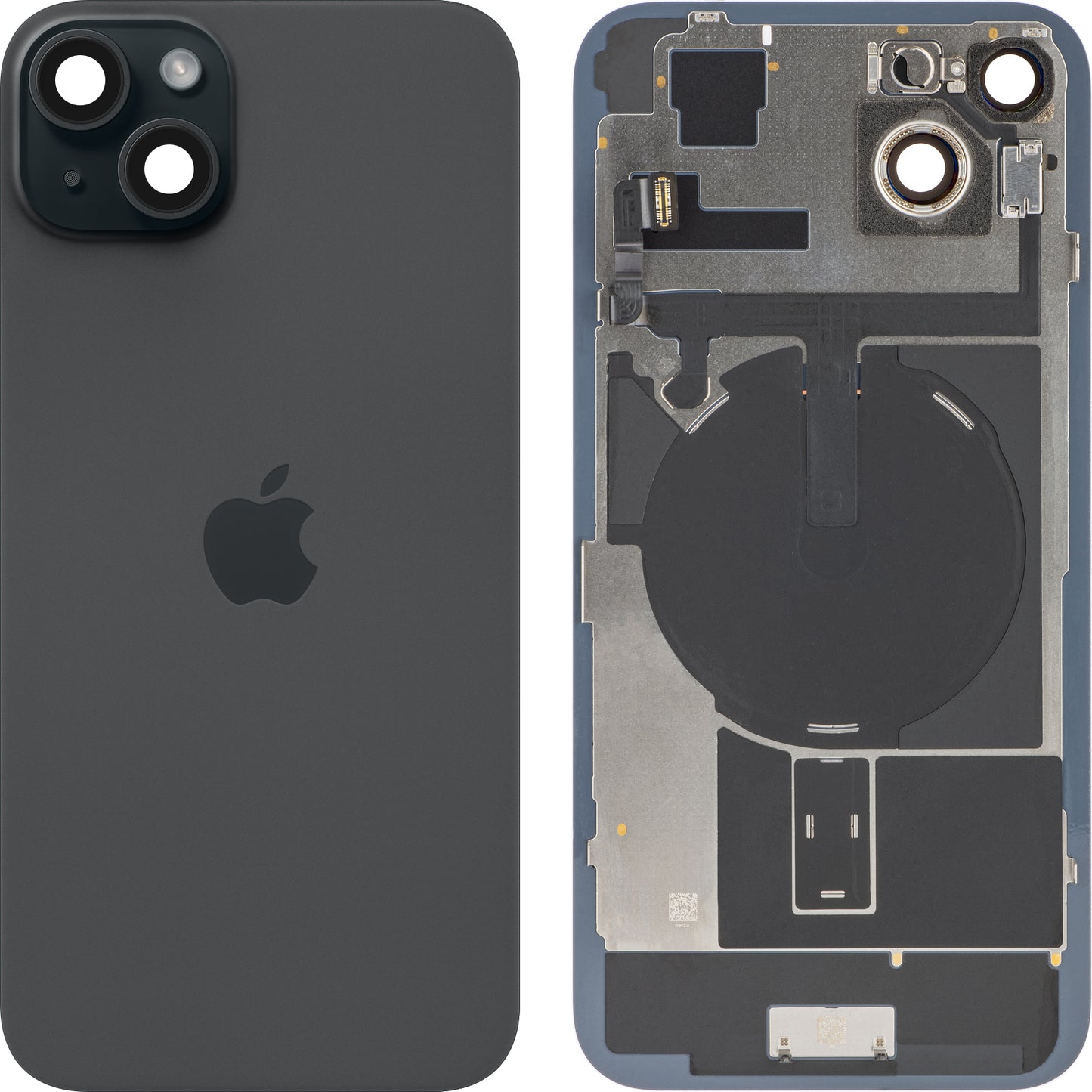 Cover Batteria Apple iPhone 15 Plus, Nero, Swap Premium