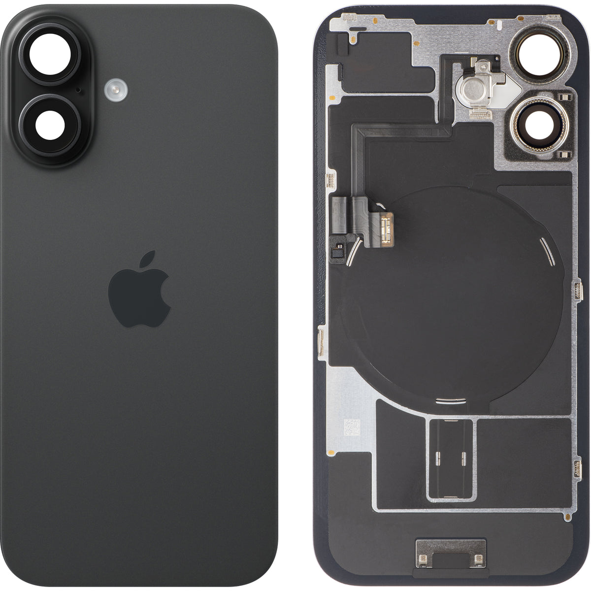 Copertura Batteria Apple iPhone 16, Nero, Swap Premium