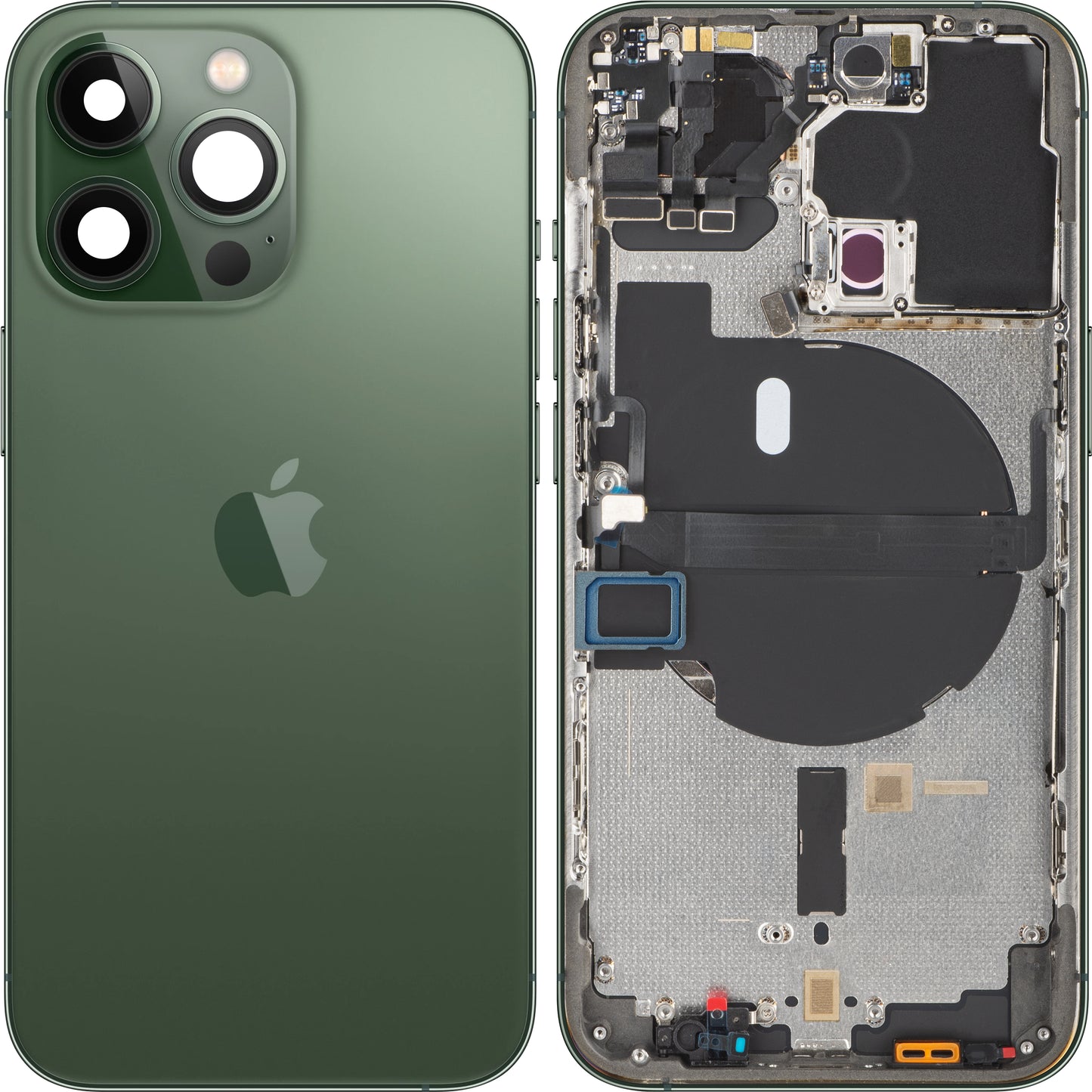 Coperchio Batteria Apple iPhone 13 Pro, Con Scocca Centrale, Verde (Alpine Green), Swap