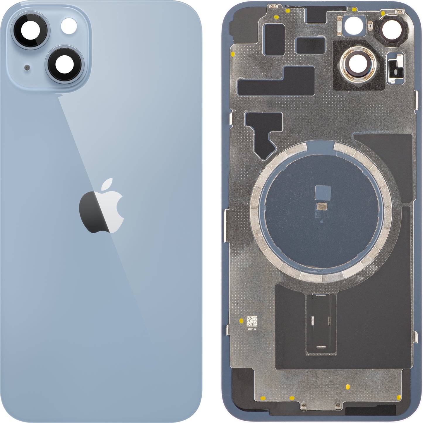 Copri Batteria Apple iPhone 14 Plus, Blu, Swap Premium