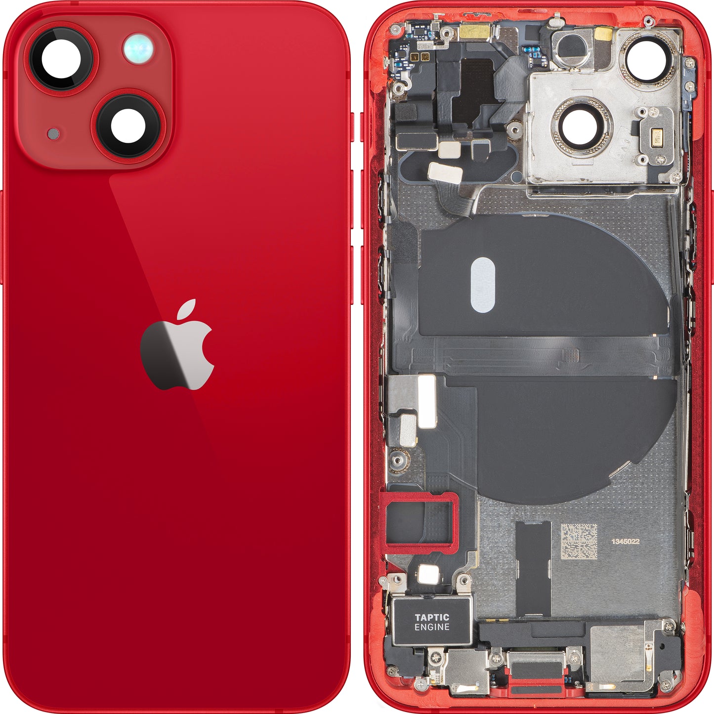 Coperchio Batteria Apple iPhone 13 mini, Con Scocca Centrale, Completo di Parti, Rosso, Swap