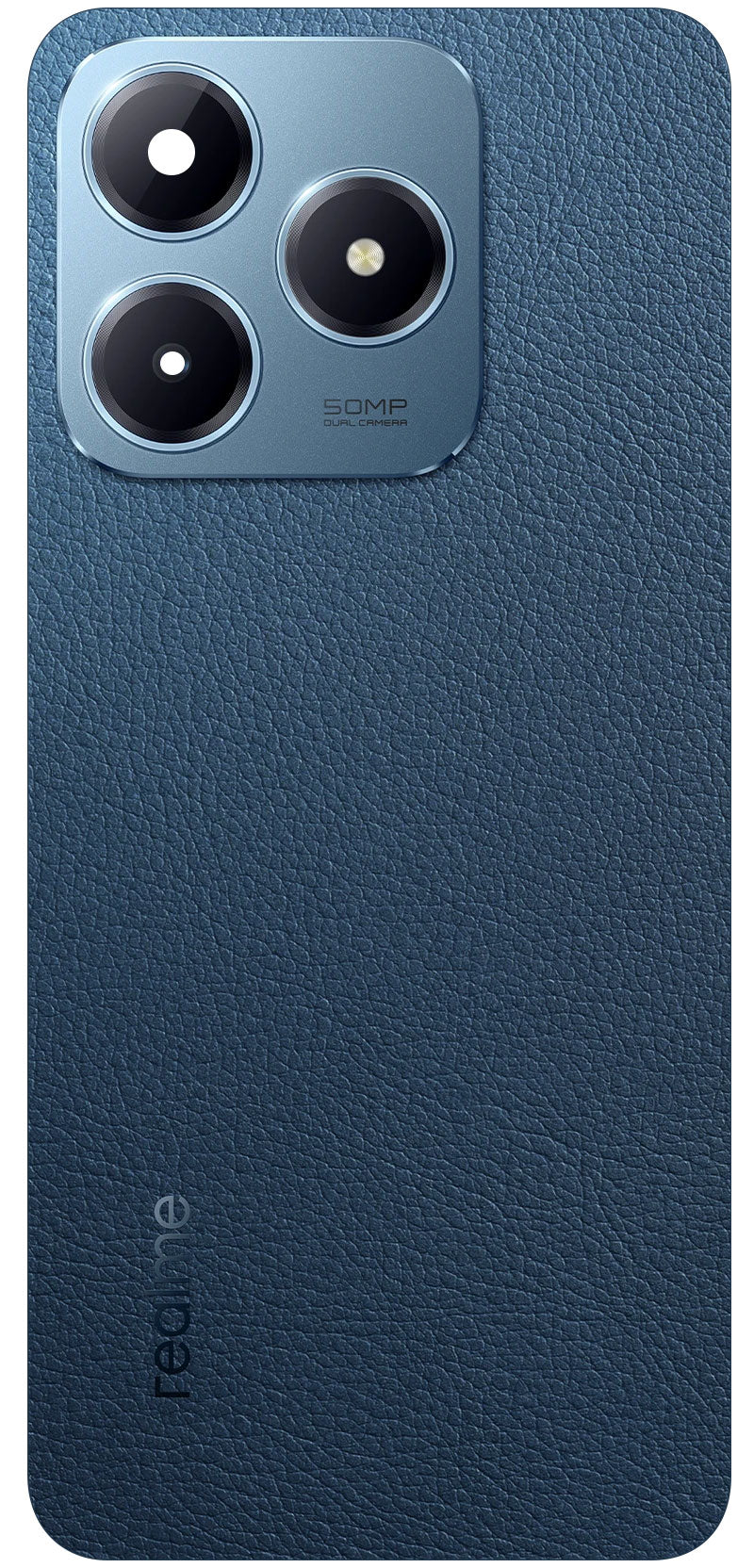 Coperchio Batteria Realme C63, Blu (Leather Blue), Service Pack 621033000270