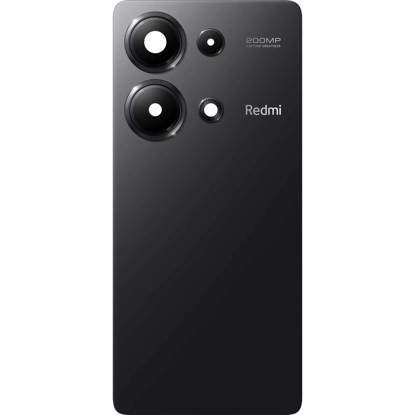 Coperchio della batteria Xiaomi Redmi Note 13 Pro 4G, nero (Midnight Black), Service Pack 56000700N600