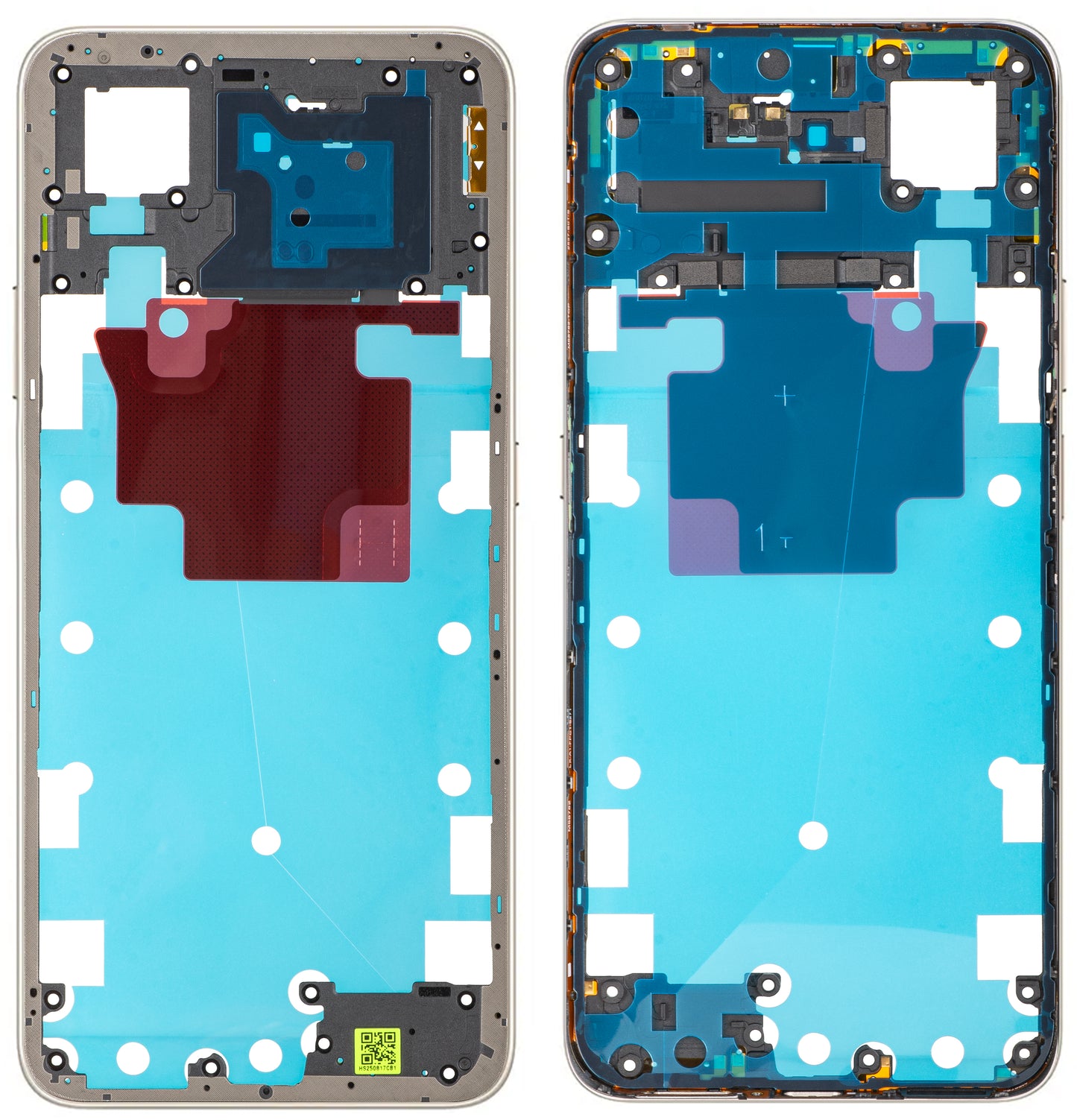 Custodia Centrale Honor X7d 5G, Oro (Desert Gold), Service Pack 9707ACDS