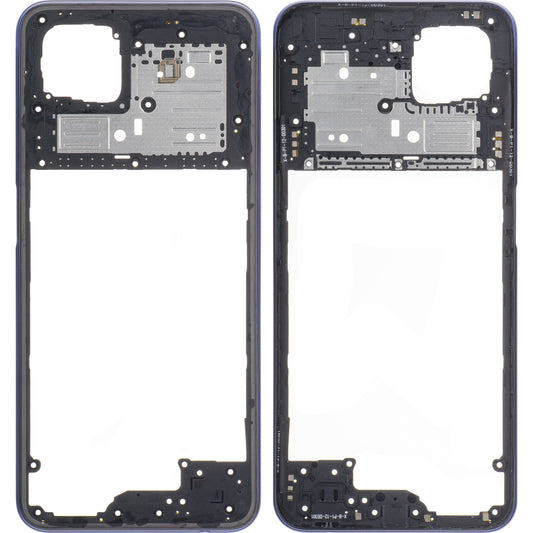 Custodia centrale Oppo A92s Oppo A92s, nero