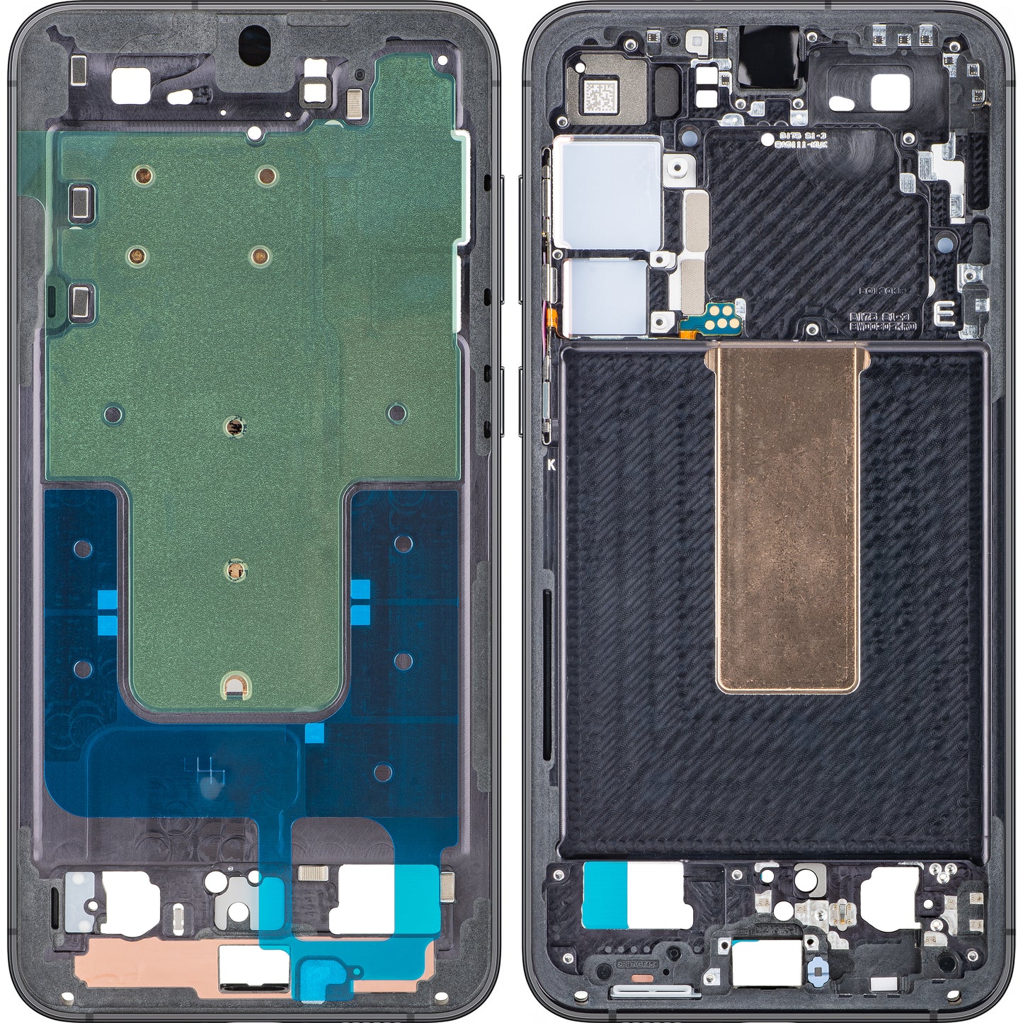 Custodia Centrale Samsung Galaxy S23+ S916, Nera (Phantom Black), Service Pack GH96-15838A