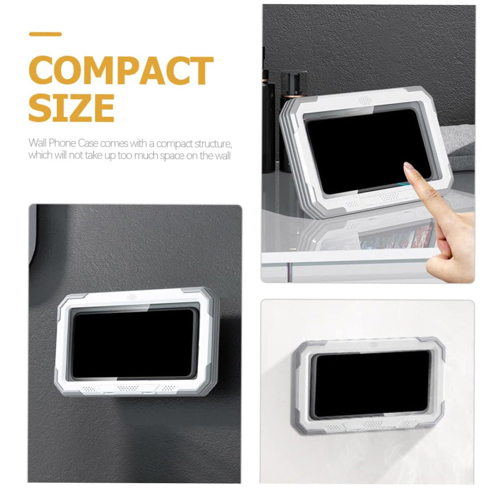 Custodia da Parete con Membrana Tattile Techsuit LC-888 per Telefono, Impermeabile, Grigia