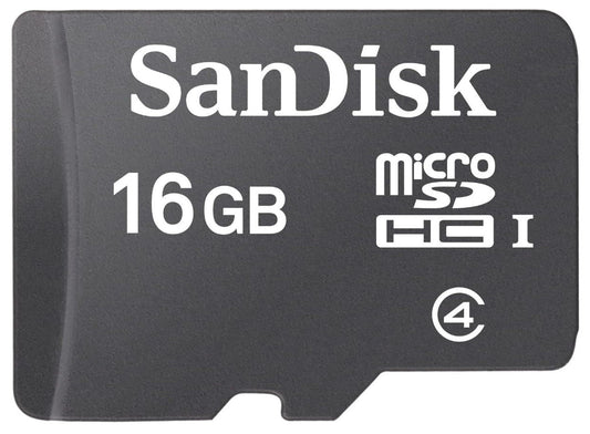 Scheda di memoria microSDHC SanDisk, 16 Gb, Classe 4 SDSDQM-016G-B35