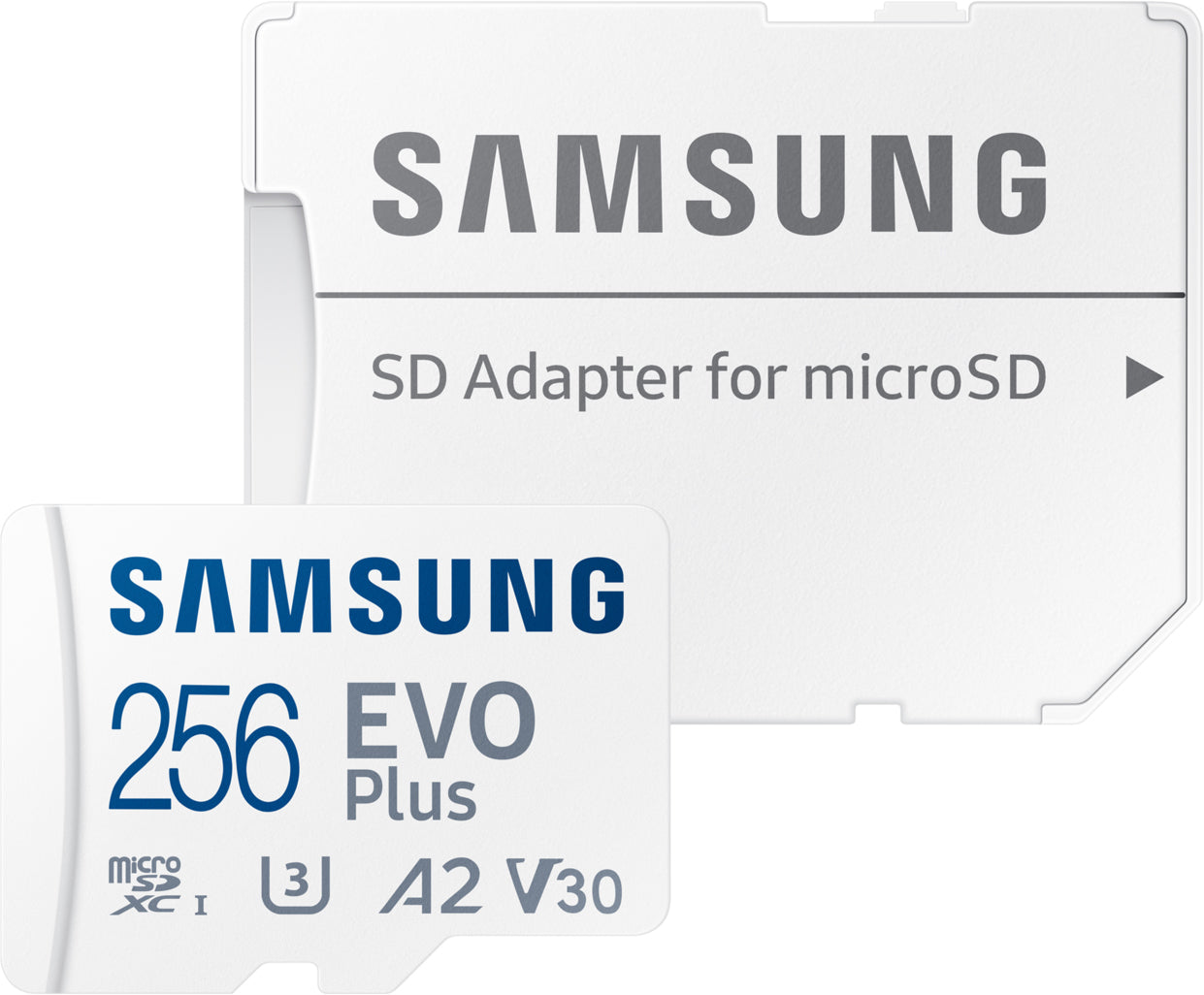 Scheda di memoria microSDXC Samsung Evo Plus, 256Gb, Classe 10 / UHS-1 U3, Con Adattatore MB-MC256SA/EU