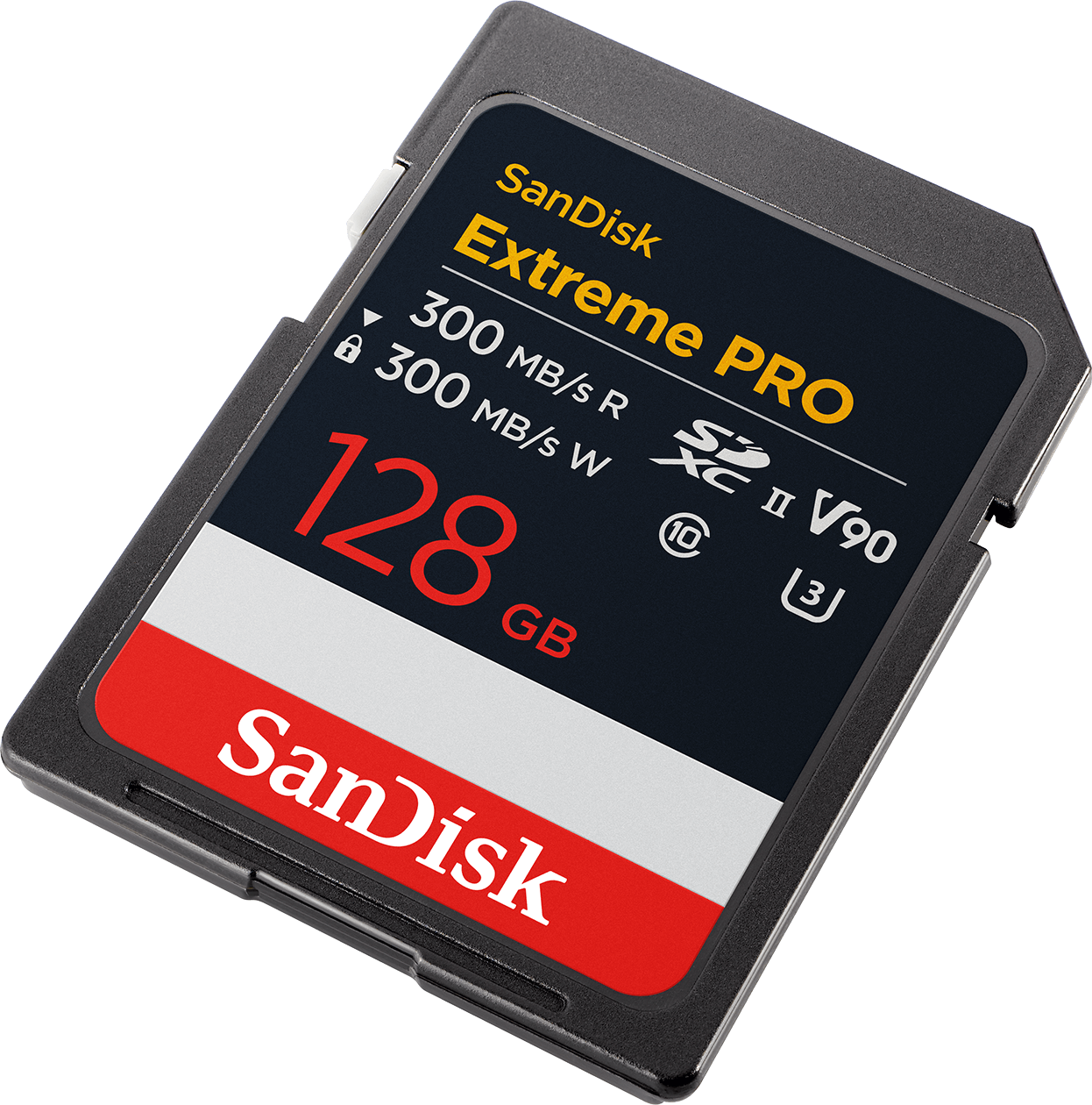 Scheda di memoria SDXC SanDisk Extreme Pro, 128Gb, Classe 10 / UHS-2 U3 SDSDXDM-128G-GN4IN